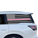 Fits Infiniti QX80 2025-2027 Quarter Window American Flag Vinyl Decal Stickers - Bogar Tech Designs