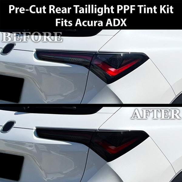 Fits Acura ADX 2025-2026 Full Headlight Taillight Precut Smoked PPF Tint Kit Film Overlay  - Bogar Tech Designs