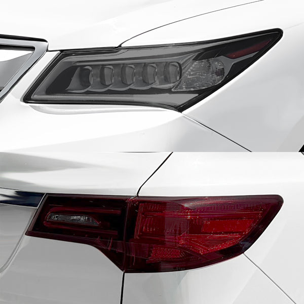 Fits Acura MDX 2014-2016 Full Headlight Taillight Precut Smoked PPF Tint Kit Film Overlay  - Bogar Tech Designs