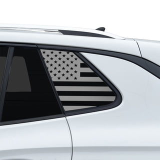 Fits Volkswagen Tiguan 2025-2027 Quarter Window American Flag Vinyl Decal Stickers - Bogar Tech Designs
