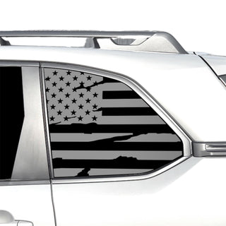 Fits Subaru Forester 2025-2027 Quarter Window American Flag Vinyl Decal Stickers - Bogar Tech Designs