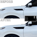 Fits Infiniti QX80 2025-2027 Vinyl Chrome Delete Grille Blackout Decal Stickers Overlay Film