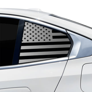 Fits BMW 5 Series 2024-2027 Quarter Window American Flag Vinyl Decal Stickers - Bogar Tech Designs