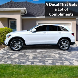 Fits Mercedes-Benz GLC-Class 2016-2022 Animal Leopard Cheetah Cow Window Vinyl Decal Stickers - Bogar Tech Designs