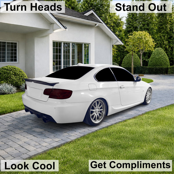 Fits BMW 3 Series 2011-2013 Full Headlight Taillight Precut Smoked PPF Tint Kit Film Overlay  - Bogar Tech Designs