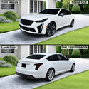 Fits Cadillac CT5 2020-2024 Full Headlight Taillight Precut Smoked PPF Tint Kit Film Overlay  - Bogar Tech Designs