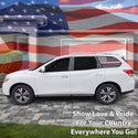 Fits Nissan Pathfinder 2013-2021 Quarter Window American Flag Vinyl Decal Stickers - Bogar Tech Designs