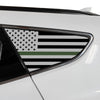 Fits Hyundai Santa Fe Sport 2013-2018 Quarter Window American Flag Vinyl Decal Stickers - Bogar Tech Designs