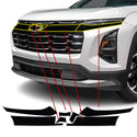 Fits Chevrolet Equinox 2025-2027 Vinyl Chrome Delete Grille Blackout Decal Stickers Overlay Film - Bogar Tech Designs