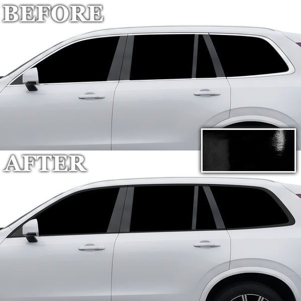 Fits Volvo XC90 2020-2025 Vinyl Chrome Delete Grille Blackout Decal Stickers Overlay Film - Bogar Tech Designs