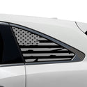 Fits Acura MDX 2014-2020 Quarter Window American Flag Vinyl Decal Stickers - Bogar Tech Designs