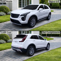Fits Cadillac XT4 2019-2023 Full Headlight Taillight Precut Smoked PPF Tint Kit Film Overlay  - Bogar Tech Designs