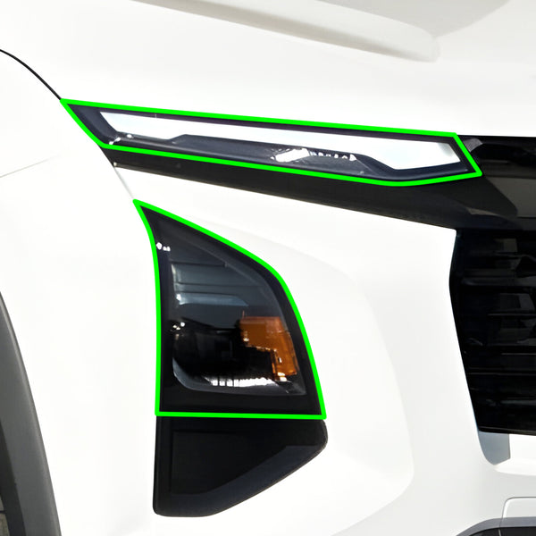 Fits Chevrolet Equinox 2025-2026 Full Headlight Taillight Precut Smoked PPF Tint Kit Film Overlay  - Bogar Tech Designs