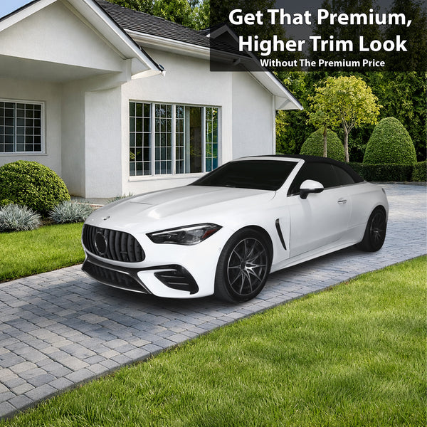 Fits Mercedes-Benz CLE 2024-2026 Vinyl Chrome Delete Grille Blackout Decal Stickers Overlay Film - Bogar Tech Designs