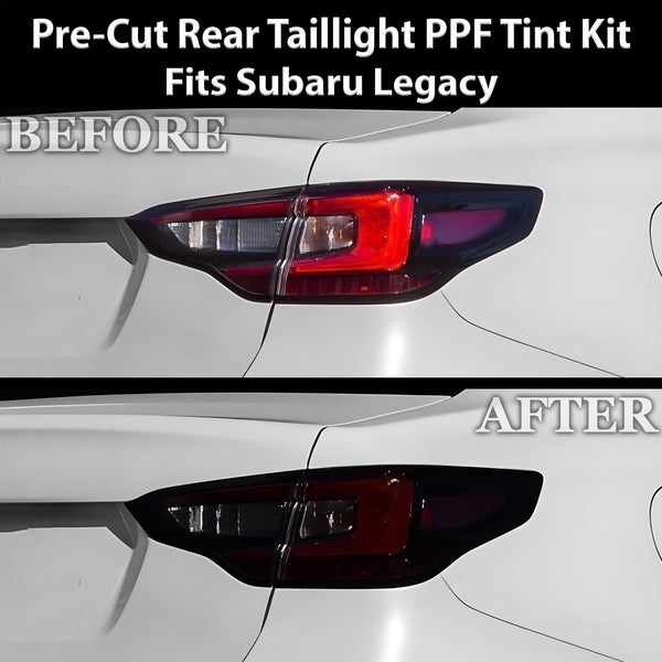 Fits Subaru Legacy 2020-2025 Full Headlight Taillight Precut Smoked PPF Tint Kit Film Overlay  - Bogar Tech Designs