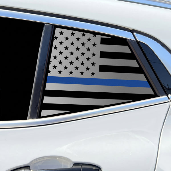 Fits BMW X2 2018-2023 Quarter Window American Flag Vinyl Decal Stickers - Bogar Tech Designs