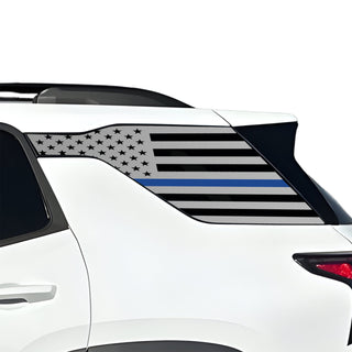 Fits Chevrolet Equinox 2025-2027 Quarter Window American Flag Vinyl Decal Stickers - Bogar Tech Designs