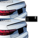 Fits Audi A4 2020-2025 Vinyl Chrome Delete Grille Blackout Decal Stickers Overlay Film - Bogar Tech Designs