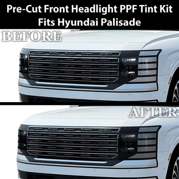 Fits Hyundai Palisade 2026-2027 Full Headlight Taillight Precut Smoked PPF Tint Kit Film Overlay  - Bogar Tech Designs