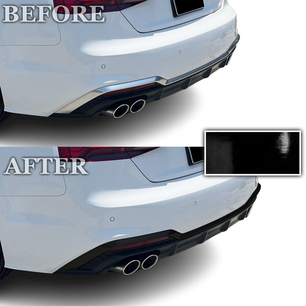 Fits Audi S5 Convertible 2020-2024 Vinyl Chrome Delete Grille Blackout Decal Stickers Overlay Film