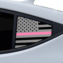Fits Hyundai Elantra 2017-2018 Quarter Window American Flag Vinyl Decal Stickers - Bogar Tech Designs