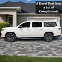 Fits Jeep Grand Wagoneer L 2022-2027 Animal Leopard Cheetah Cow Window Vinyl Decal Stickers - Bogar Tech Designs