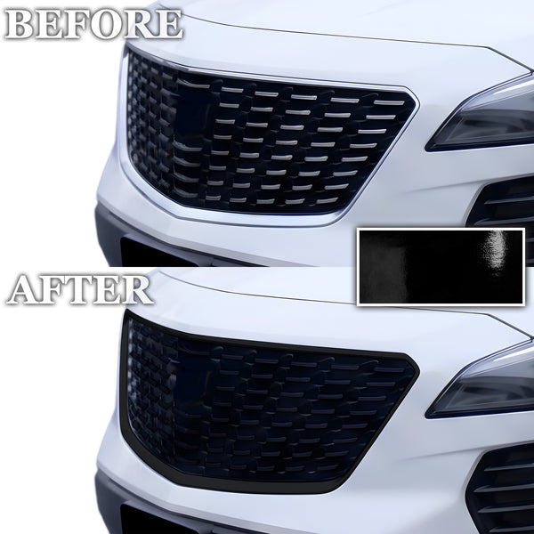 Fits Cadillac XT4 2019-2023 Vinyl Chrome Delete Grille Blackout Decal Stickers Overlay Film - Bogar Tech Designs