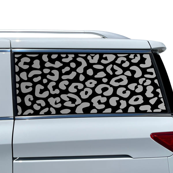 Fits Nissan Quest 2011-2017 Animal Leopard Cheetah Cow Window Vinyl Decal Stickers - Bogar Tech Designs