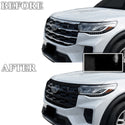 Fits Ford Explorer 2025-2026 Vinyl Chrome Delete Grille Blackout Decal Stickers Overlay Film - Bogar Tech Designs