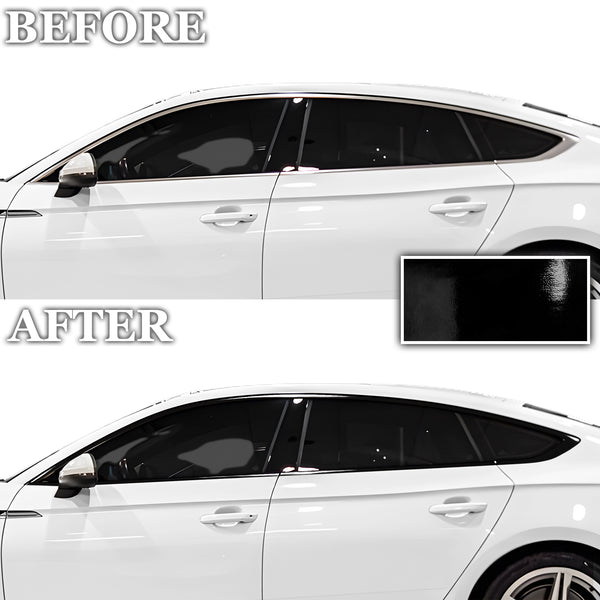 Fits Audi A5 Sportback 2018-2024 Vinyl Chrome Delete Grille Blackout Decal Stickers Overlay Film - Bogar Tech Designs