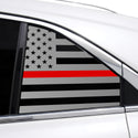 Fits Cadillac XT4 2019-2023 Quarter Window American Flag Vinyl Decal Stickers - Bogar Tech Designs