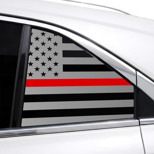 Fits Cadillac XT4 2019-2023 Quarter Window American Flag Vinyl Decal Stickers - Bogar Tech Designs