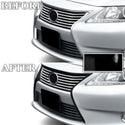 Fits Lexus ES 2013-2018 Vinyl Chrome Delete Grille Blackout Decal Stickers Overlay Film - Bogar Tech Designs