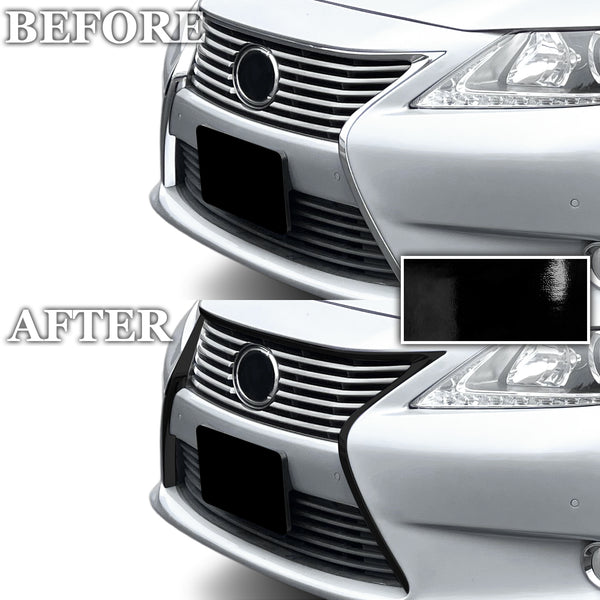 Fits Lexus ES 2013-2018 Vinyl Chrome Delete Grille Blackout Decal Stickers Overlay Film - Bogar Tech Designs