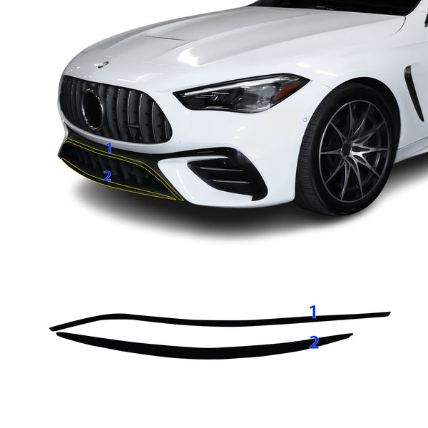 Fits Mercedes-Benz CLE 2024-2026 Vinyl Chrome Delete Grille Blackout Decal Stickers Overlay Film - Bogar Tech Designs
