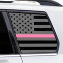 Fits Mercedes-Benz GLK 2010-2015 Quarter Window American Flag Vinyl Decal Stickers - Bogar Tech Designs