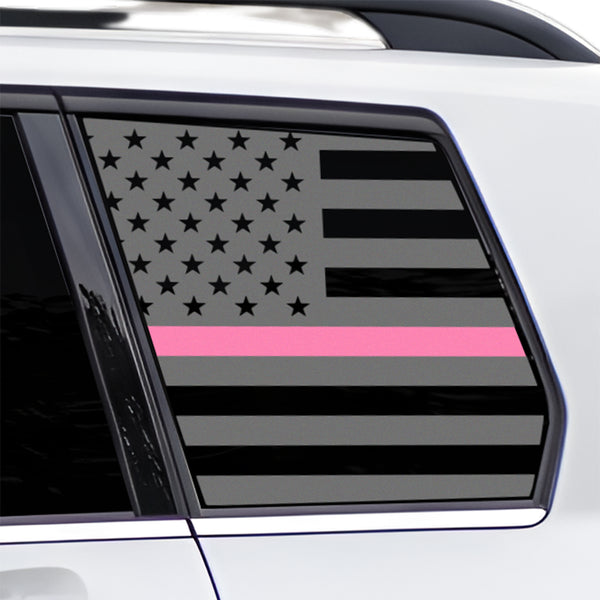 Fits Mercedes-Benz GLK 2010-2015 Quarter Window American Flag Vinyl Decal Stickers - Bogar Tech Designs