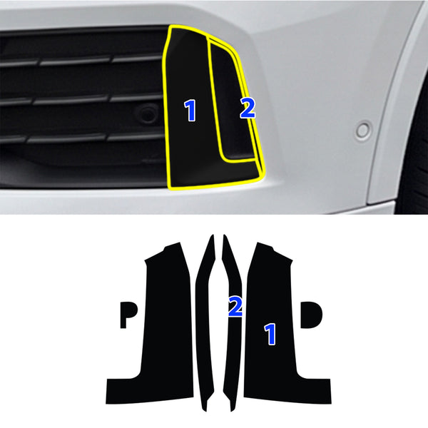 Fits Audi Q7 2020-2024 Vinyl Chrome Delete Grille Blackout Decal Stickers Overlay Film - Bogar Tech Designs