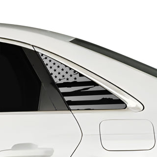 Fits Audi A4 2020-2025 Quarter Window American Flag Vinyl Decal Stickers - Bogar Tech Designs