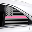 Fits Cadillac XT4 2019-2023 Quarter Window American Flag Vinyl Decal Stickers - Bogar Tech Designs