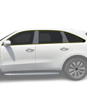 Fits Acura MDX 2014-2016 Vinyl Chrome Delete Grille Blackout Decal Stickers Overlay Film - Bogar Tech Designs