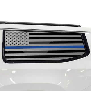 Fits Jeep Grand Wagoneer L 2022-2027 Quarter Window American Flag Vinyl Decal Stickers - Bogar Tech Designs