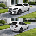 Fits Volvo XC90 2016-2025 Full Headlight Taillight Precut Smoked PPF Tint Kit Film Overlay  - Bogar Tech Designs