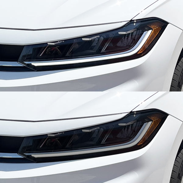 Fits Volkswagen Jetta 2025-2026 Full Headlight Taillight Precut Smoked PPF Tint Kit Film Overlay  - Bogar Tech Designs
