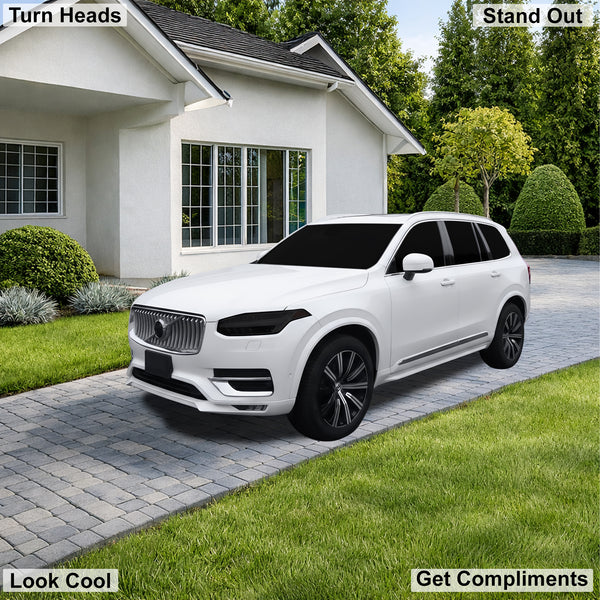 Fits Volvo XC90 2016-2025 Full Headlight Taillight Precut Smoked PPF Tint Kit Film Overlay  - Bogar Tech Designs