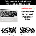 Fits Jeep Grand Wagoneer L 2022-2027 Animal Leopard Cheetah Cow Window Vinyl Decal Stickers - Bogar Tech Designs
