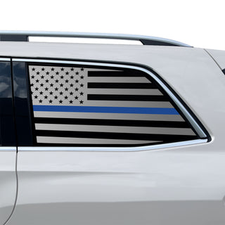 Fits Mercedes-Benz GLS 2017-2019 Quarter Window American Flag Vinyl Decal Stickers - Bogar Tech Designs
