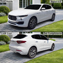 Fits Maserati Levante 2017-2020 Full Headlight Taillight Precut Smoked PPF Tint Kit Film Overlay  - Bogar Tech Designs