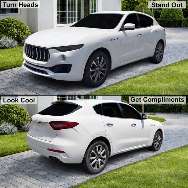 Fits Maserati Levante 2017-2020 Full Headlight Taillight Precut Smoked PPF Tint Kit Film Overlay  - Bogar Tech Designs