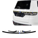Fits Jeep Grand Wagoneer L 2026-2027 Vinyl Chrome Delete Grille Blackout Decal Stickers Overlay Film - Bogar Tech Designs